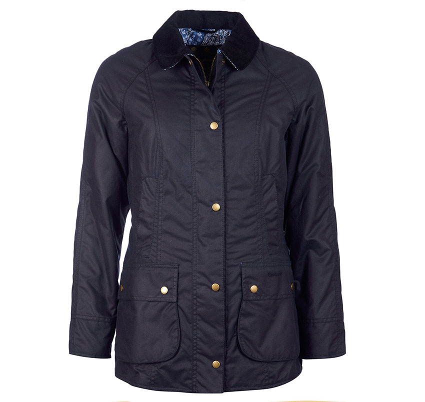 Barbour Ladies Abbey Wax Jacket Liberty Print