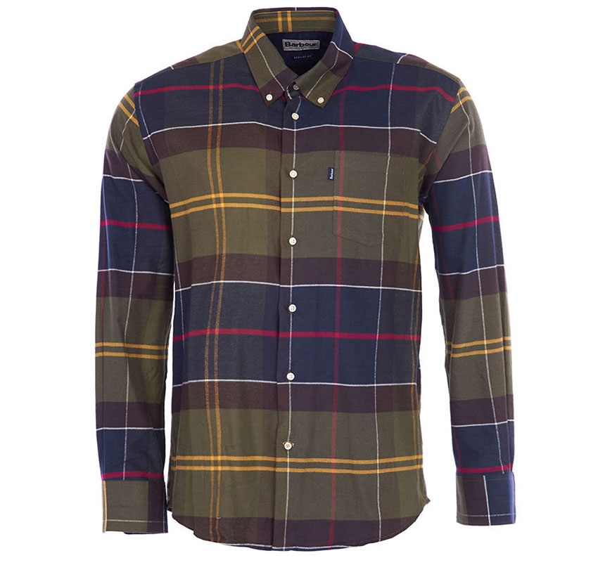 barbour john shirt classic tartan