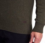 Barbour Nelson Essential Half-Zip Sweater, Seaweed