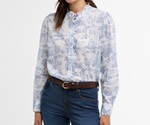 Barbour Wisteria Shirt - Ink Blue Print