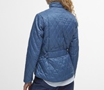 Barbour Ladies Flyweight Cavalry Quilt - blue stone