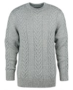 Barbour Essential Cable Knit - Grey 