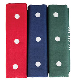 Barbour Triple Handkerchief Set, Spots