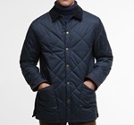 Barbour Winter Liddesdale Quilt, Navy