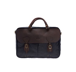 Barbour Wax Leather Briefcase