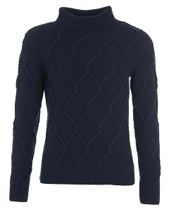 Barbour Burn Roll Neck Navy