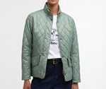 Barbour Ladies Flyweight Cavalry Quilt - Sage