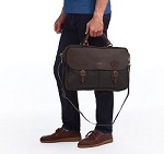 Barbour Wax Leather Briefcase