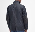 Barbour Ogston Waxed Jacket, Navy