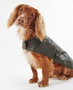 Barbour Classic Wax Dog Coat - Olive