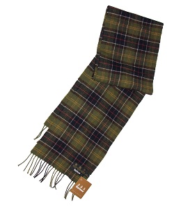 Barbour 100% Lambswool Tartan Scarf