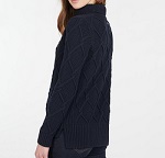 Barbour Burn Roll Neck Navy