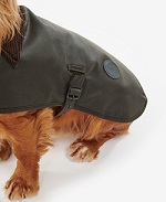 Barbour Classic Wax Dog Coat - Olive