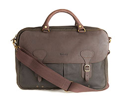 Barbour Wax Leather Briefcase