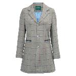 Alan Paine Ladies Surrey Mid-Thigh Tweed Coat