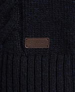 Barbour Essential Cable Knit - Navy