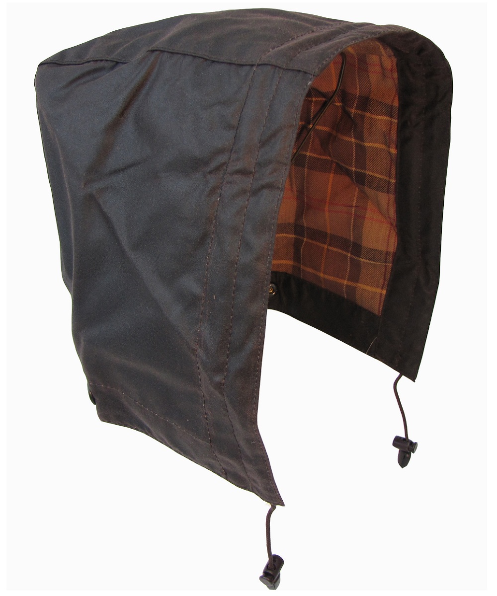 barbour wax cotton hood