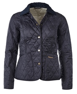 Barbour Ladies Summer Liddesdale Quilt - Navy