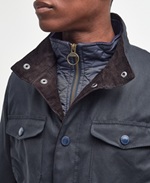 Barbour Ogston Waxed Jacket, Navy