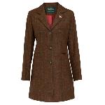 Alan Paine Ladies Surrey Mid-Thigh Tweed Coat