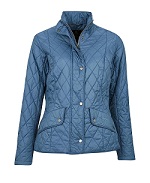 Barbour Ladies Flyweight Cavalry Quilt - blue