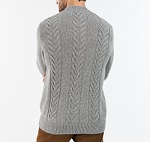 Barbour Essential Cable Knit - Grey 