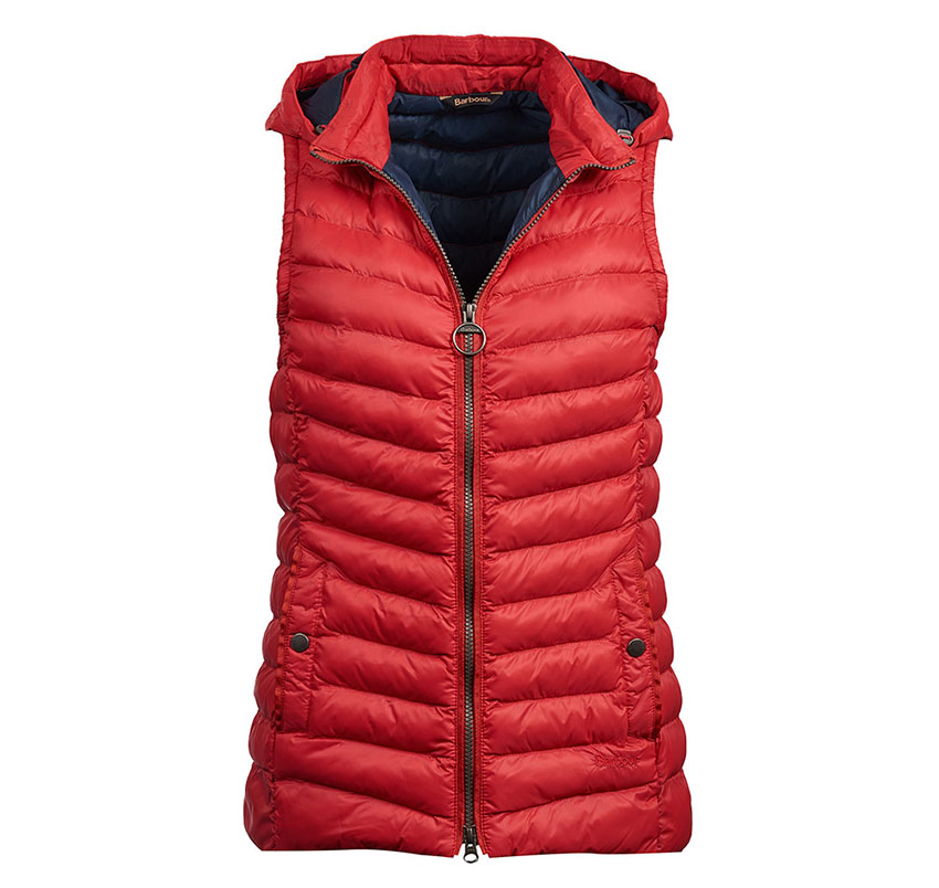 barbour hooded gilet